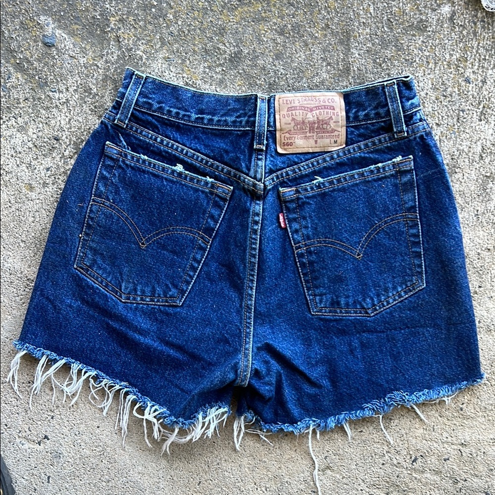 Vintage Levi cut off shorts.